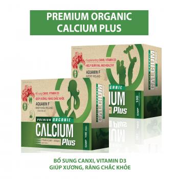 Premium Organic Calcium Plus - Bổ sung canxi, vitamin D3 giúp xương và răng chắc khỏe