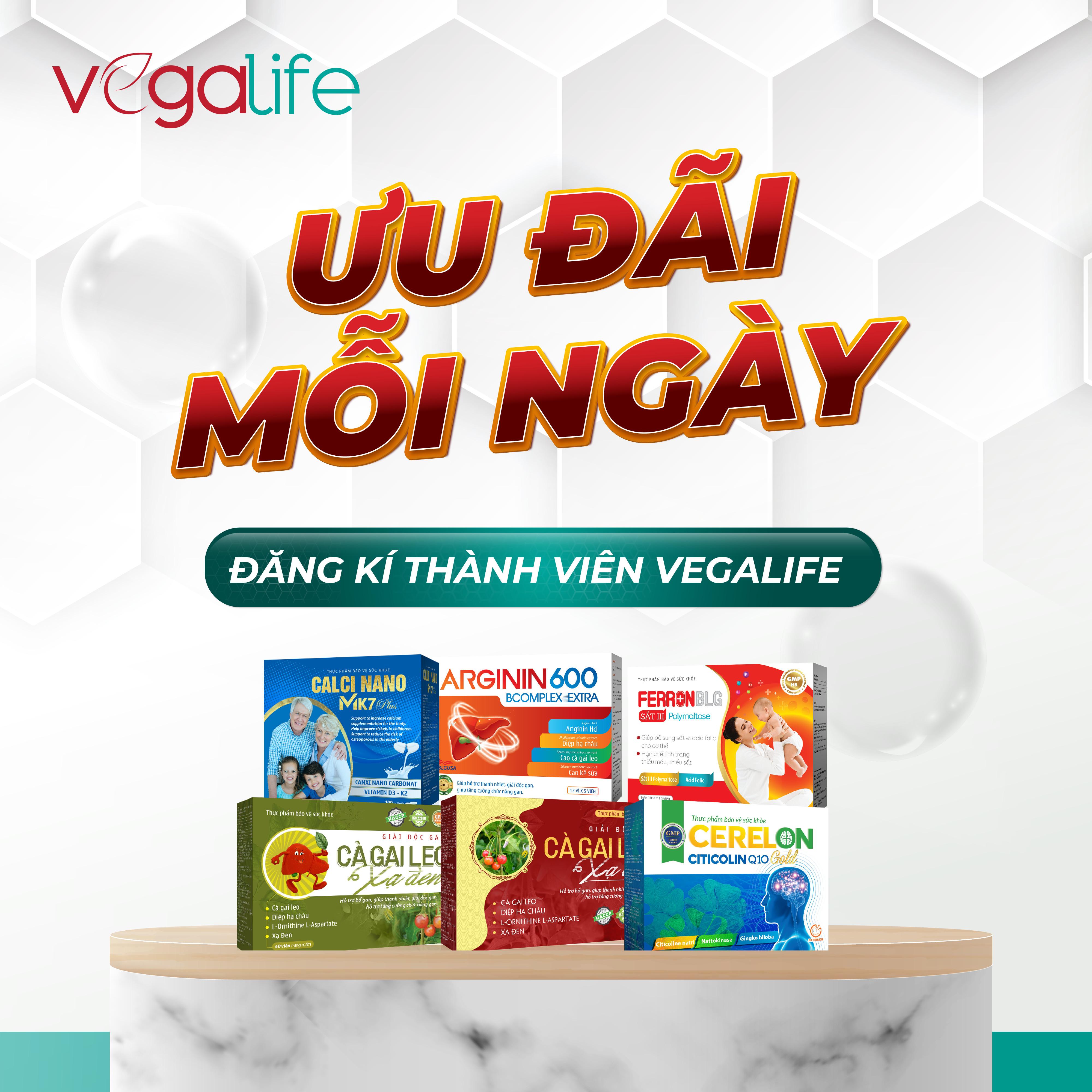 Vegalife -Thương hiệu uy tín hàng đầu về các loại thực phẩm bảo vệ và chăm sức khỏe